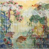 Paradise Between 16 - Painting - Kim Hee Sook