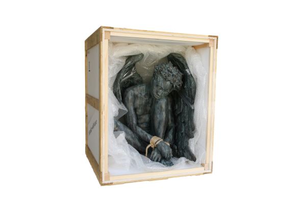 Kidnapped Angel (box n.6 ) - Sculpture - Daniele Accossato